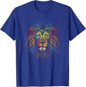 Lion colorful lions King Of Animals From Africa T-Shirt - T-Shirt | Royal