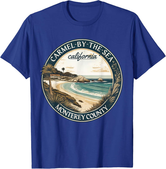 Carmel-by-the-Sea, California beach for family vocation Women Girls Kids T-Shirt - T-Shirt | Royal