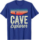 Cave Explorer Exploring Caving Hobby T-Shirt - T-Shirt | Royal