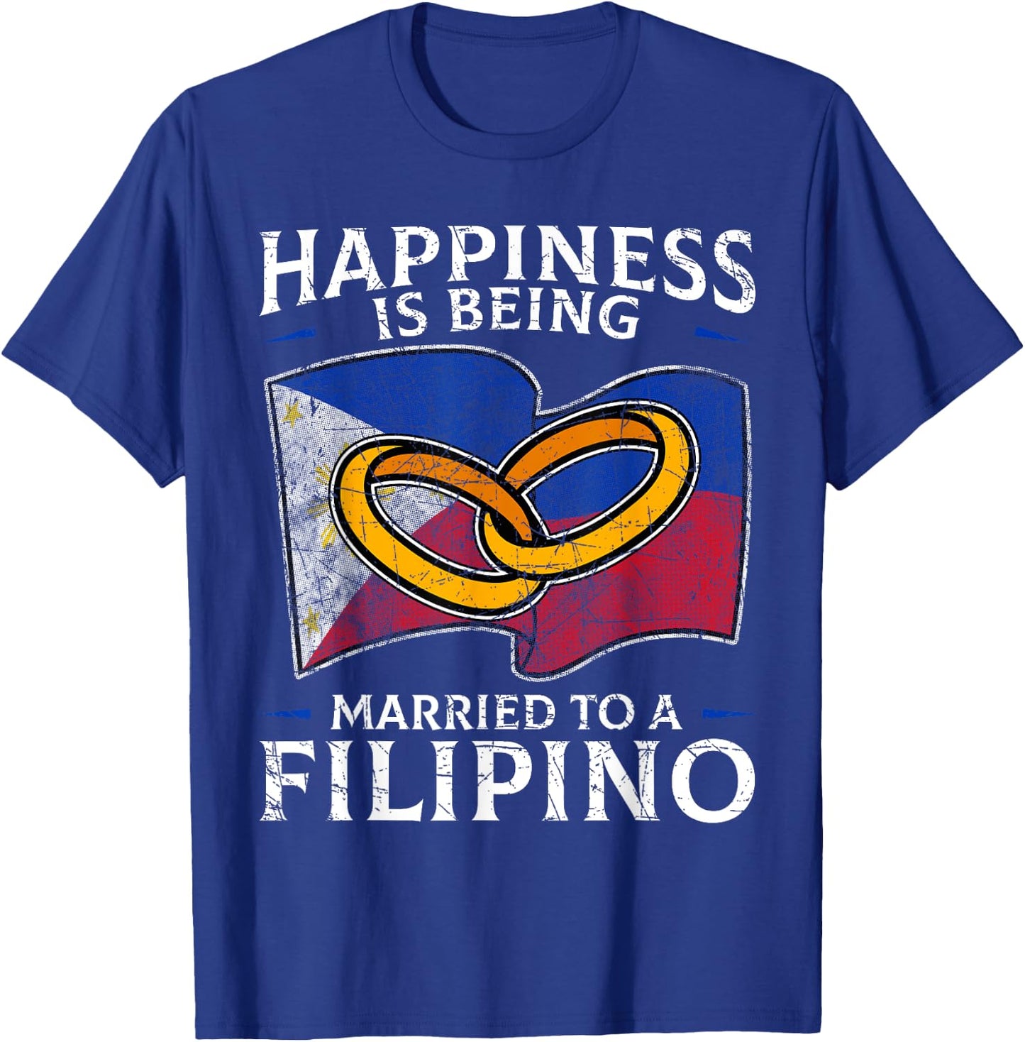 Philippine Marriage Filipino Heritage Culture Wedded Married T-Shirt - T-Shirt | Royal