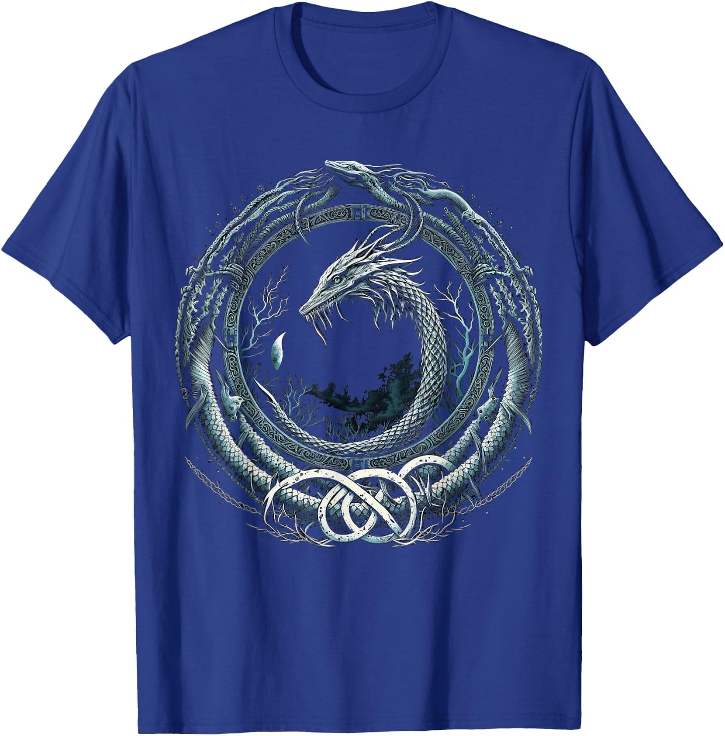 Ouroboros Northman Valhalla Norse Mythology T-Shirt - T-Shirt | Royal