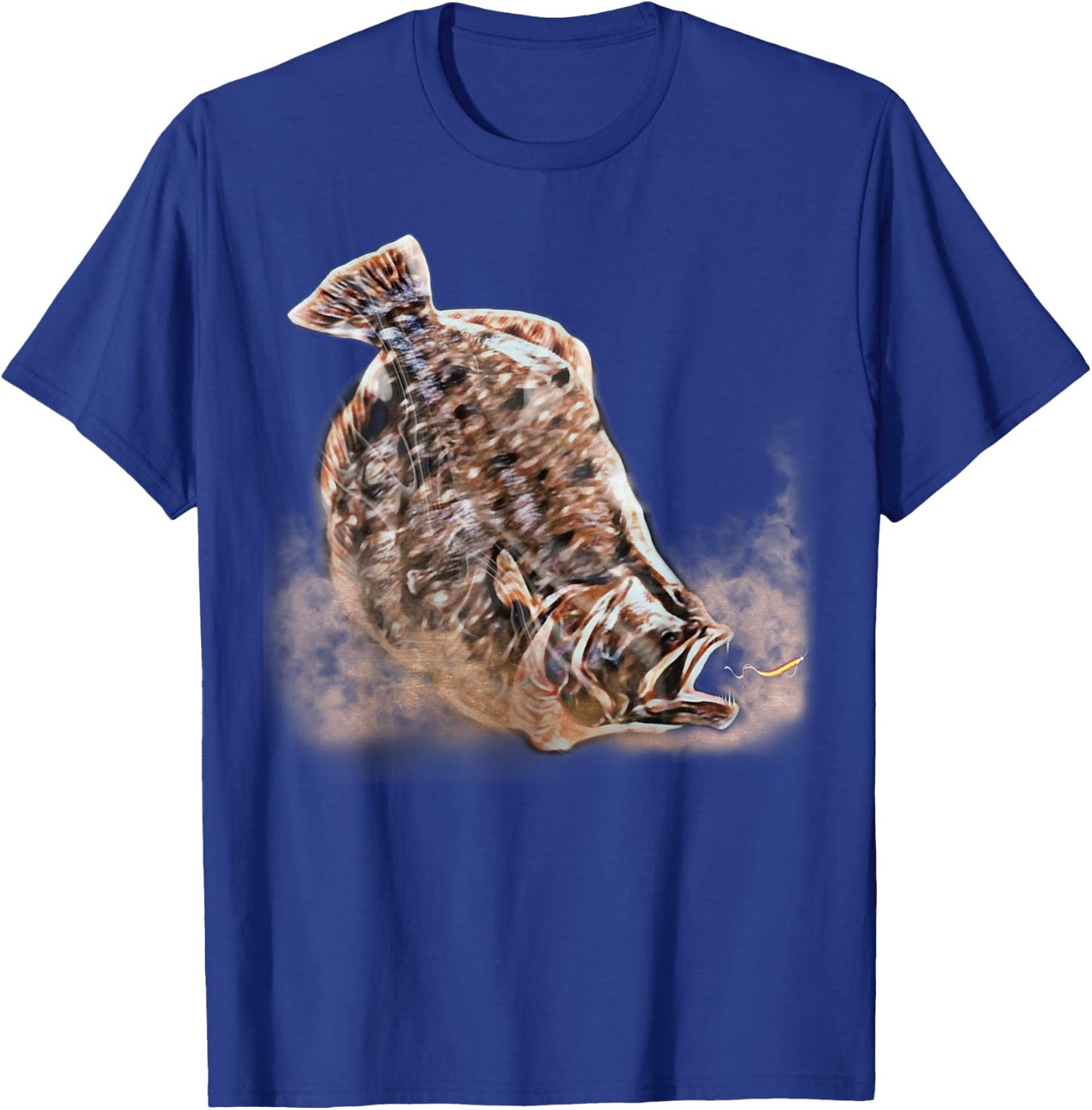 Flounder Fishing Shirt & Gear , Women & Kids Flounder T-Shirt - T-Shirt | Royal
