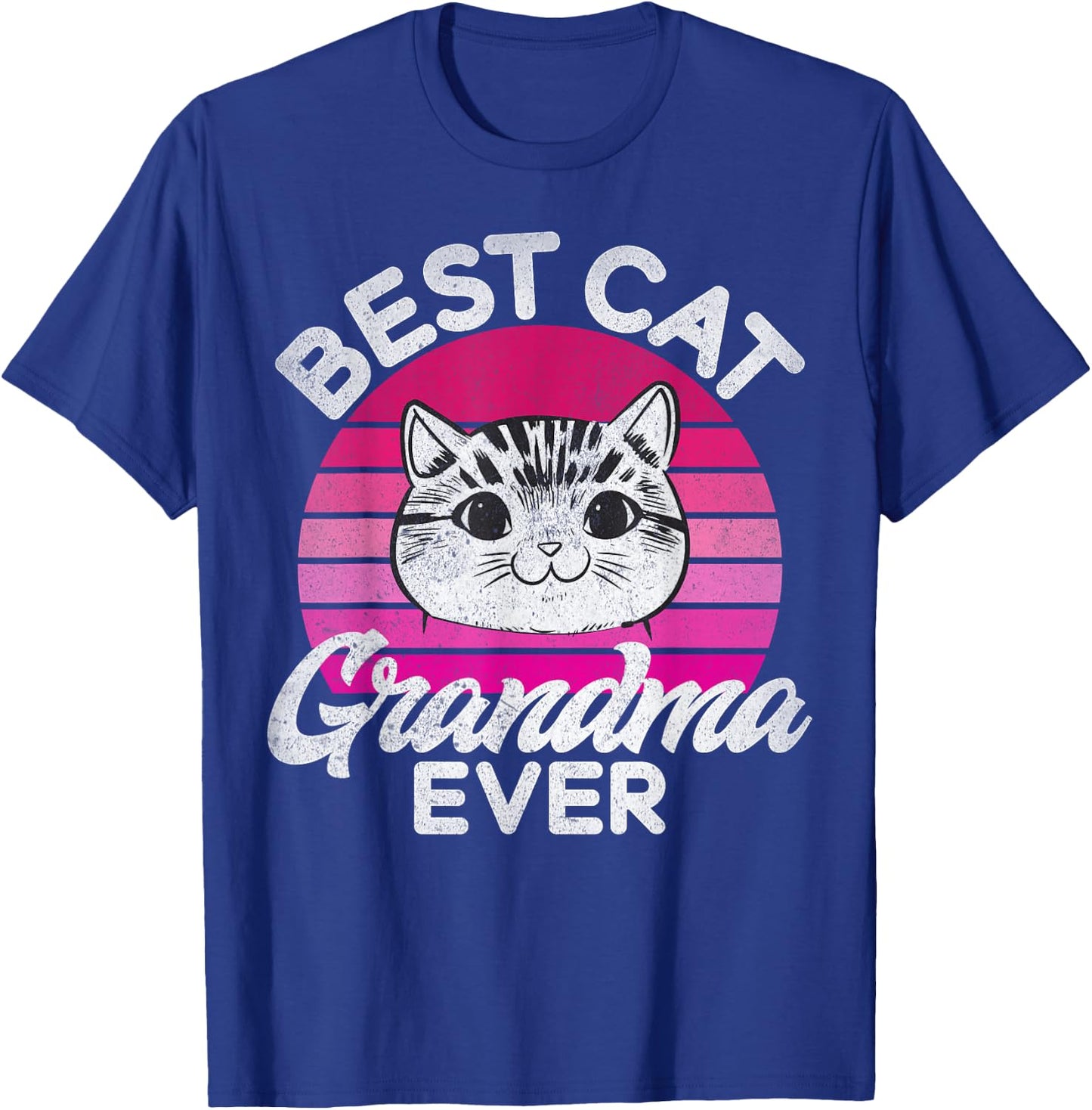 Best Cat Grandma Ever Cat Grandma T-Shirt - T-Shirt | Royal