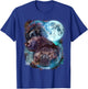 3 Moon Platypus Duckbill Mammal Graphic Animal Lover Novelty T-Shirt - T-Shirt | Royal