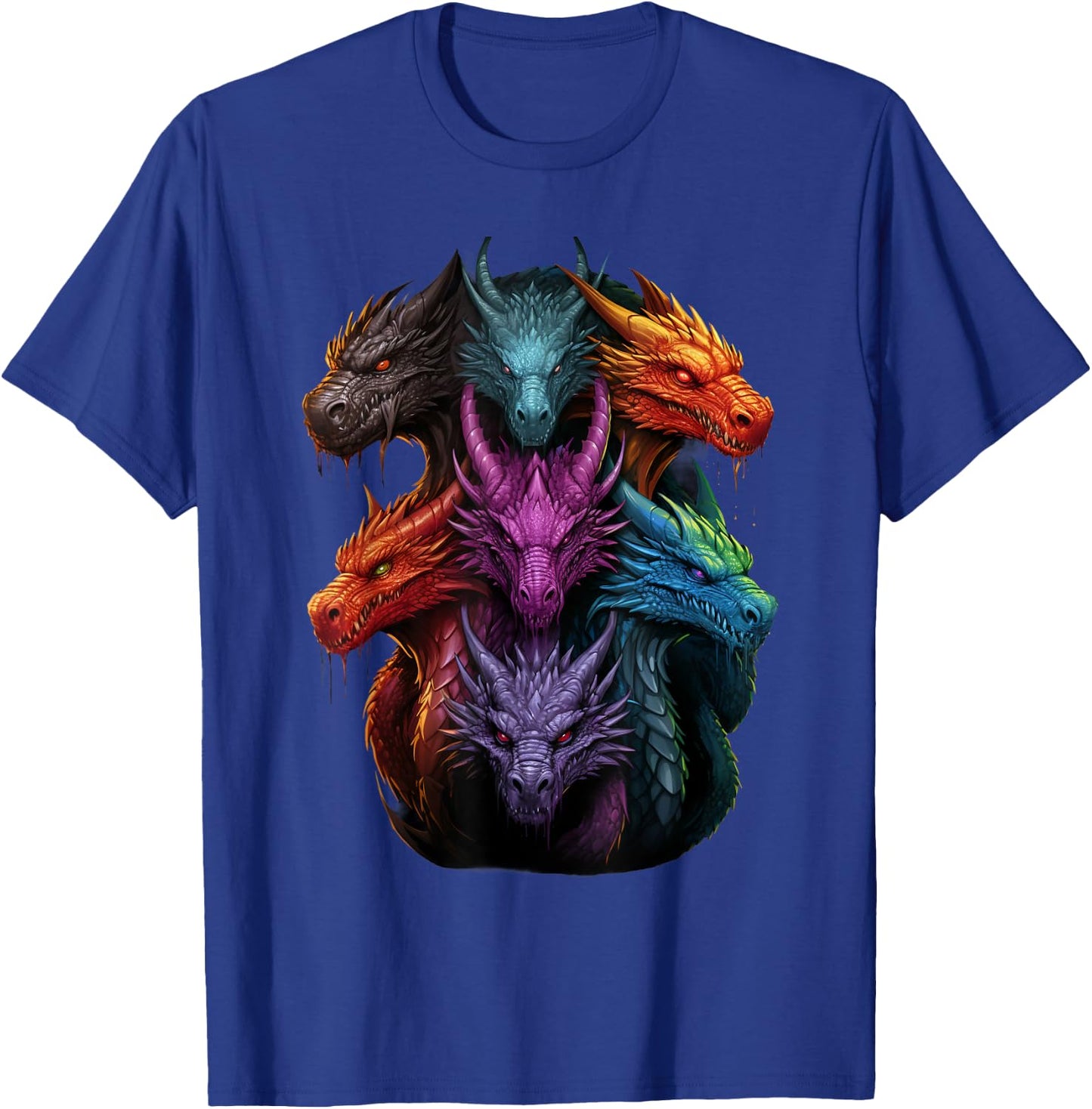 Dragon Lovers Dragon Types Women Men Girls Boys Dragons T-Shirt - T-Shirt | Royal