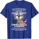 Jesus And Veteran, Died For Your Soul And Your Freedom T-Shirt - T-Shirt | Royal