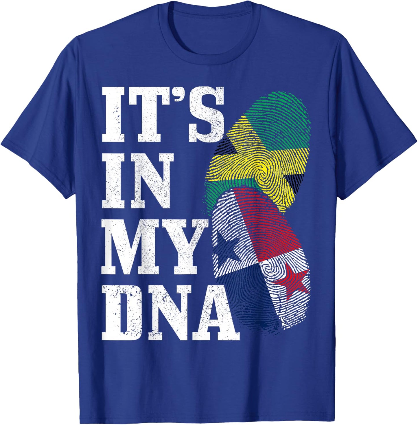 Jamaica & Panama It's in my DNA Jamaican T-Shirt - T-Shirt | Royal