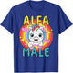 Unicorn Alpha Male Sarcastic Humor Rainbow Embarrassing T-Shirt - T-Shirt | Royal