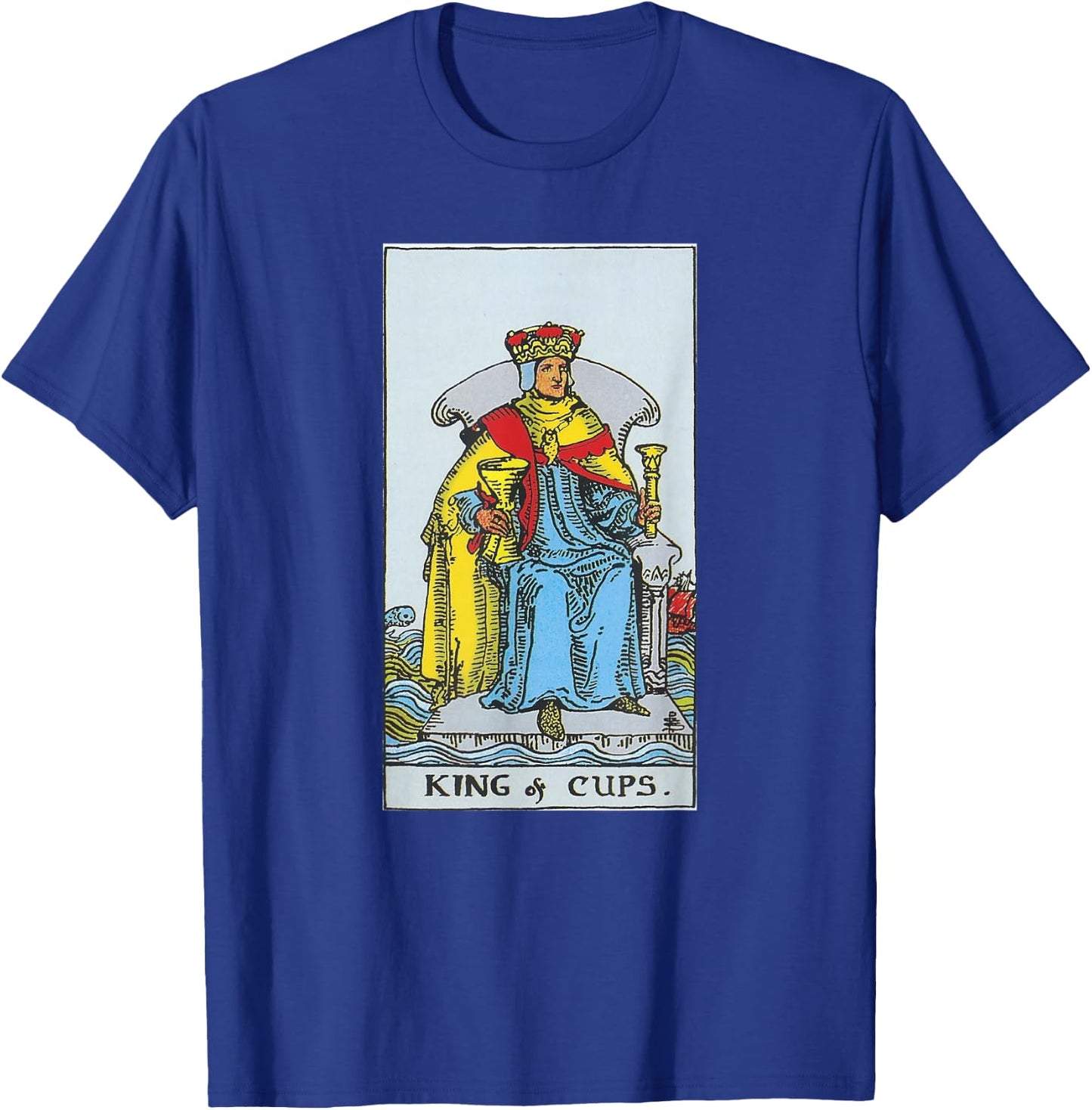 King of Cups Taro Card Shirt King of Cups Tarot T-Shirt - T-Shirt | Royal