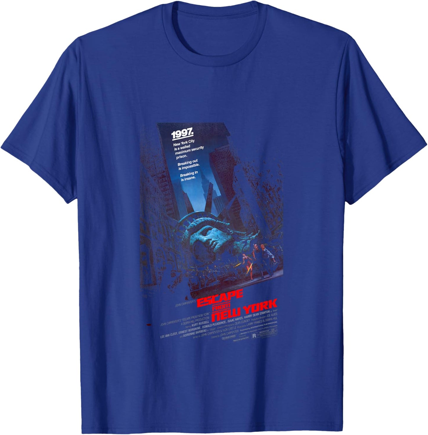 Escape from New York Snake Breaking Out is Impossible T-Shirt - T-Shirt | Royal