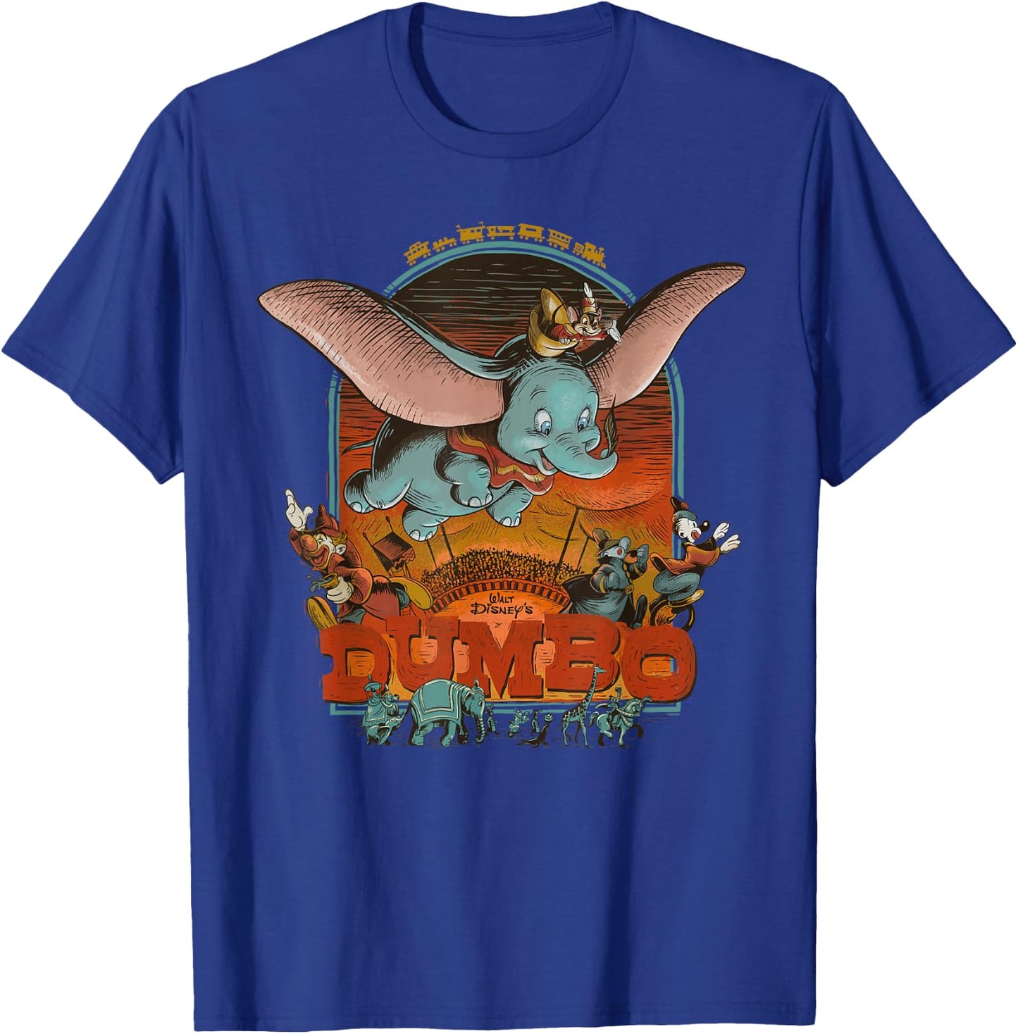 Disney 100 Anniversary Dumbo Artists Series D100 T-Shirt - T-Shirt | Royal