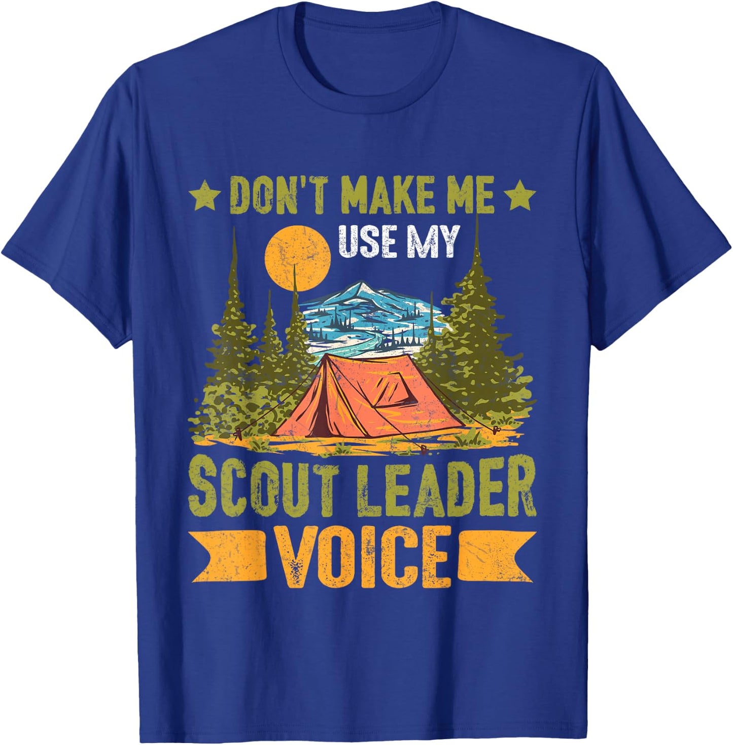 Scout For Girls boys Funny Scouting Leader T-Shirt - T-Shirt | Royal
