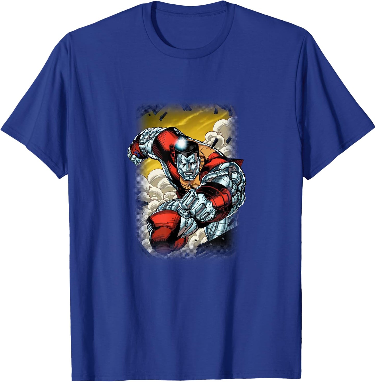 Marvel X-Men Colossus Smashing Through Wall Epic Shot T-Shirt - T-Shirt | Royal