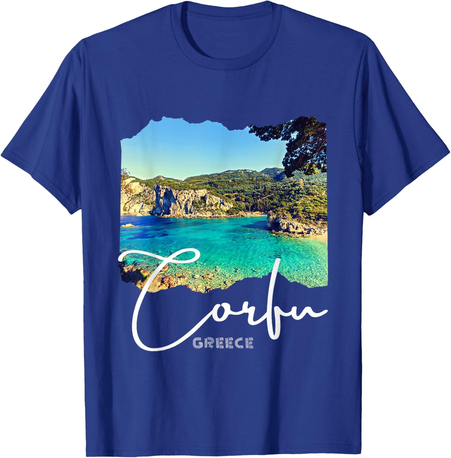 Corfu Island Greece Corfu T-Shirt - T-Shirt | Royal