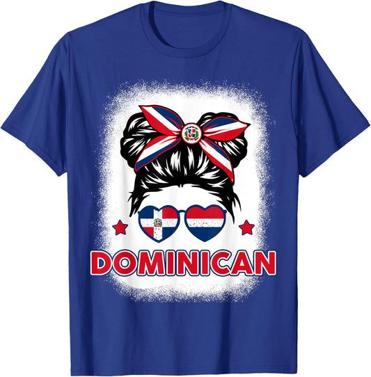 La Dominican Republica Hispanic Heritage Dominicana Kid Girl T-Shirt - T-Shirt | Royal