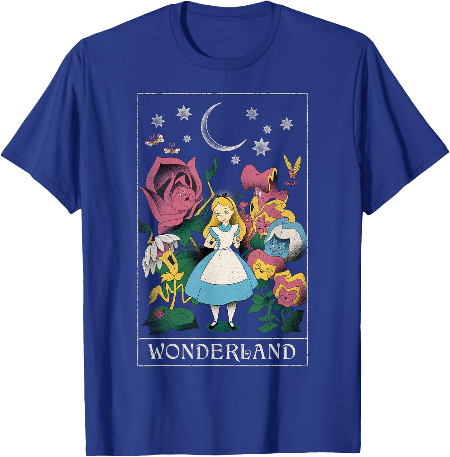 Disney Alice in Wonderland Alice Cosmic Tarot Card T-Shirt - T-Shirt | Royal