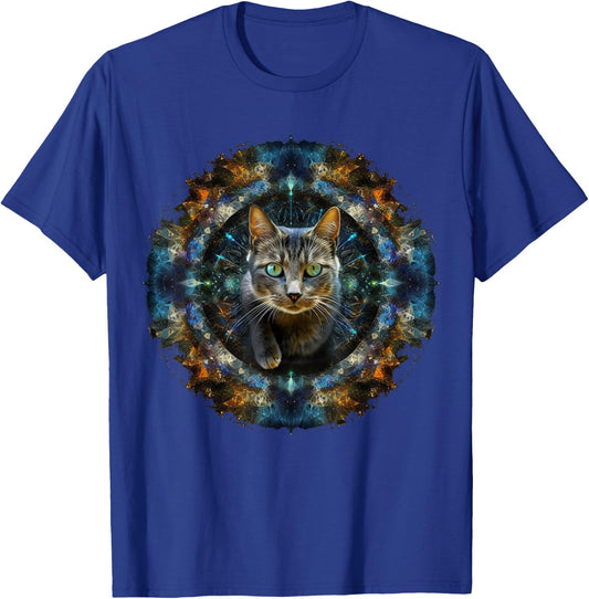 Cat Artwork Fantasy - Cat Motif Animal Cat Women Kids T-Shirt - T-Shirt | Royal