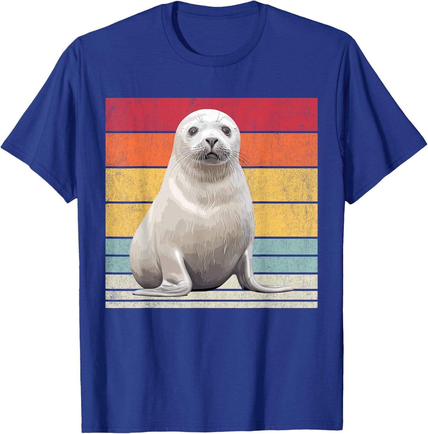Harp Seal, Vintage Harp Seal T-Shirt - T-Shirt | Royal