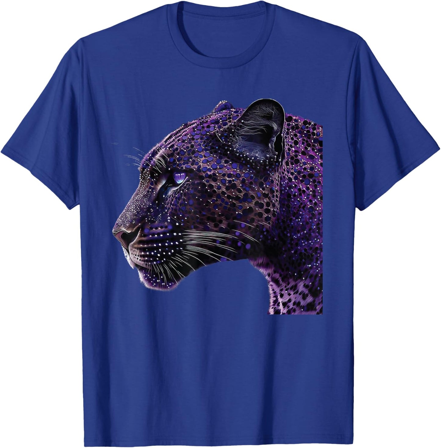 cute purple jaguar for lover Animal leopard & jaguars T-Shirt - T-Shirt | Royal