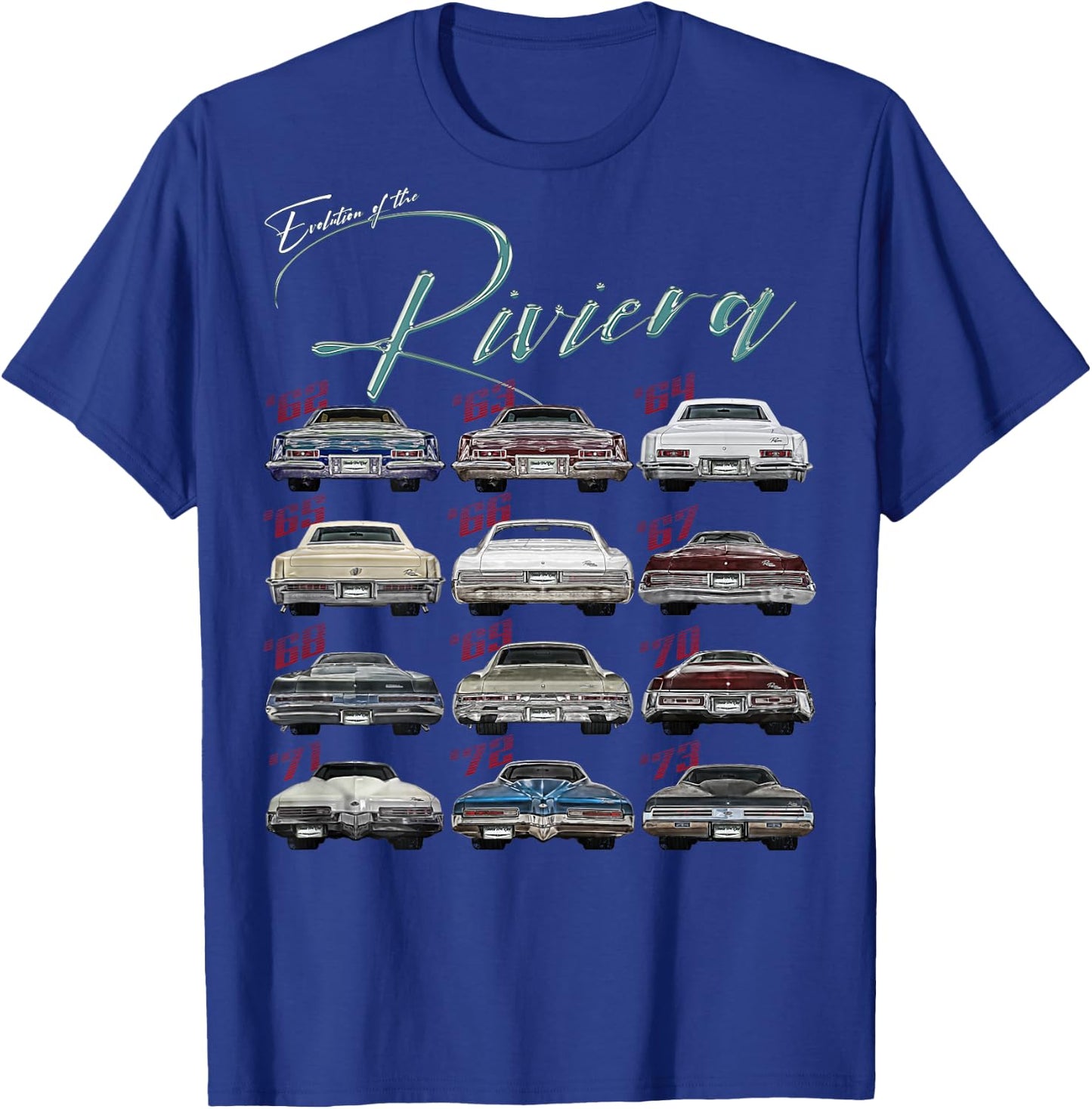 Evolution,Riviera,Skylark,Limited,Gran,Grand,Sport,GS,Muscle T-Shirt - T-Shirt | Royal