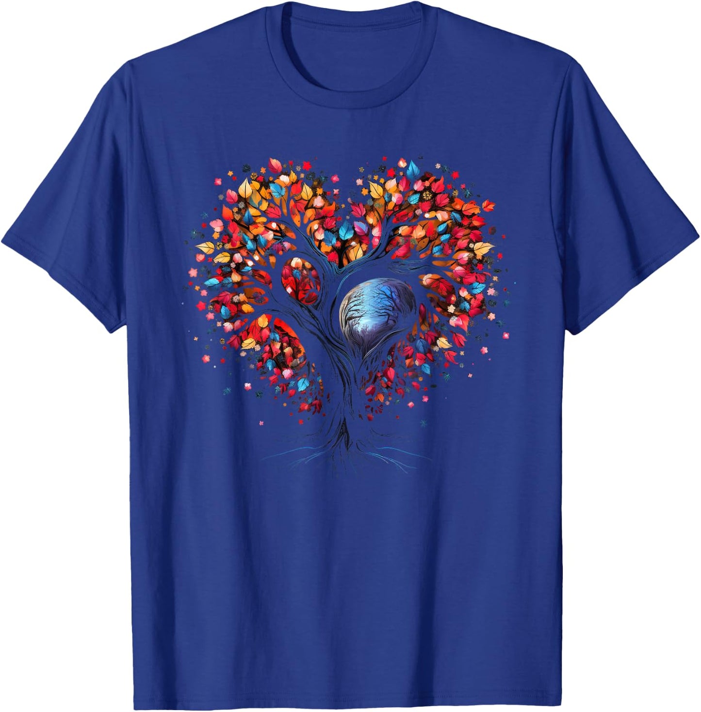 Tree of Life Heart Buddhism Yoga Meditation T-Shirt - T-Shirt | Royal