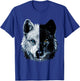 Polar And Black Two Face Wolf Split Face Magical Wolves T-Shirt - T-Shirt | Royal
