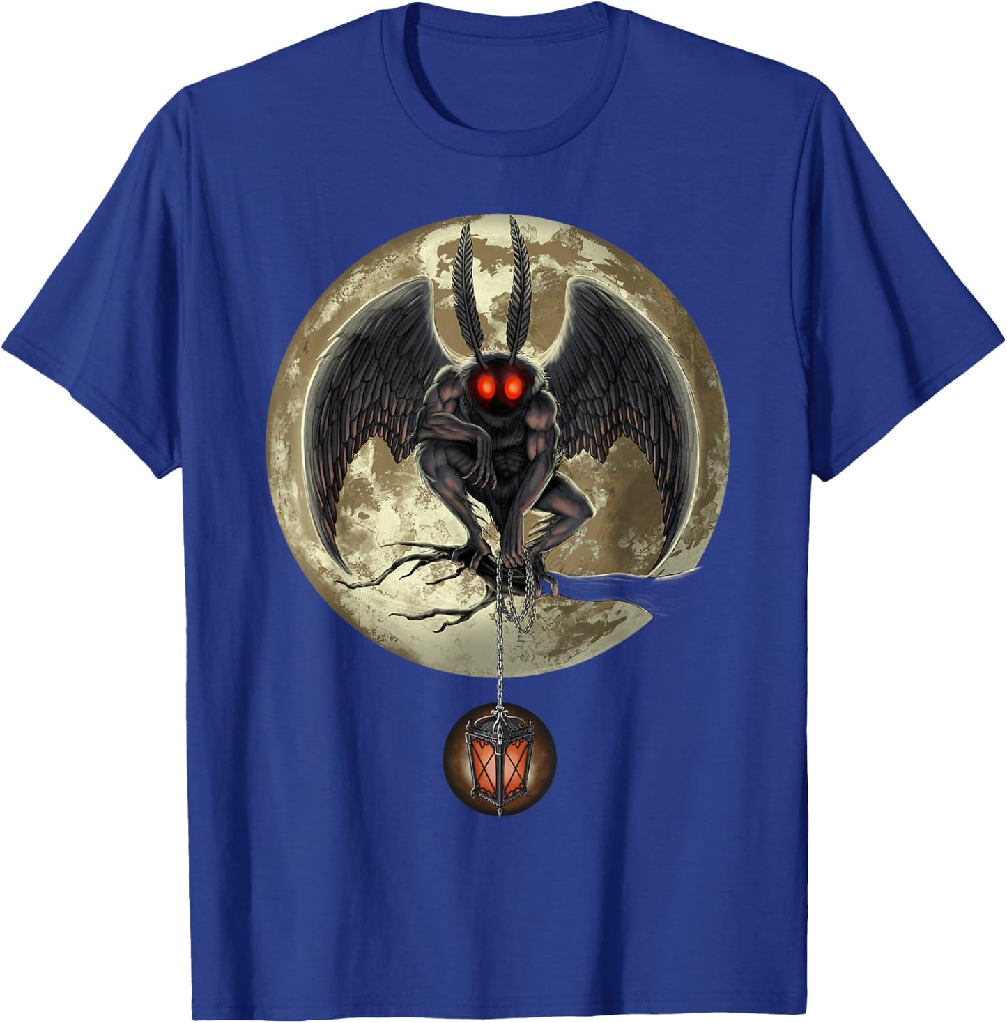 Mothman Cryptozoology Cryptid Creature Cryptozoologist T-Shirt - T-Shirt | Royal