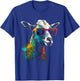 Goat Lover Artwork Sunglasses | Colorful Animal Motif Goat T-Shirt - T-Shirt | Royal