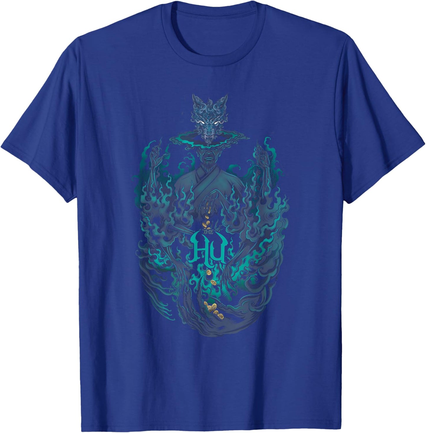 The Hu – Blue Flames T-Shirt - T-Shirt | Royal