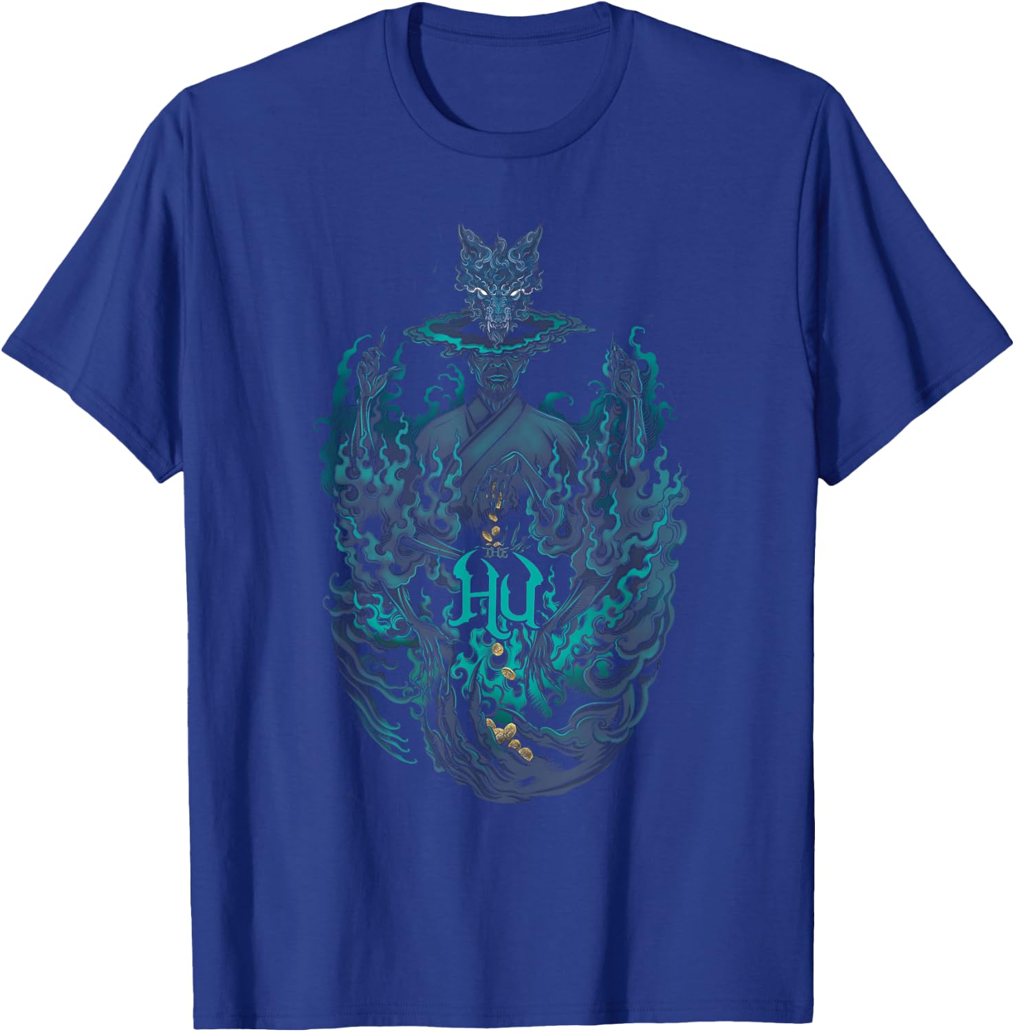 The Hu – Blue Flames T-Shirt - T-Shirt | Royal