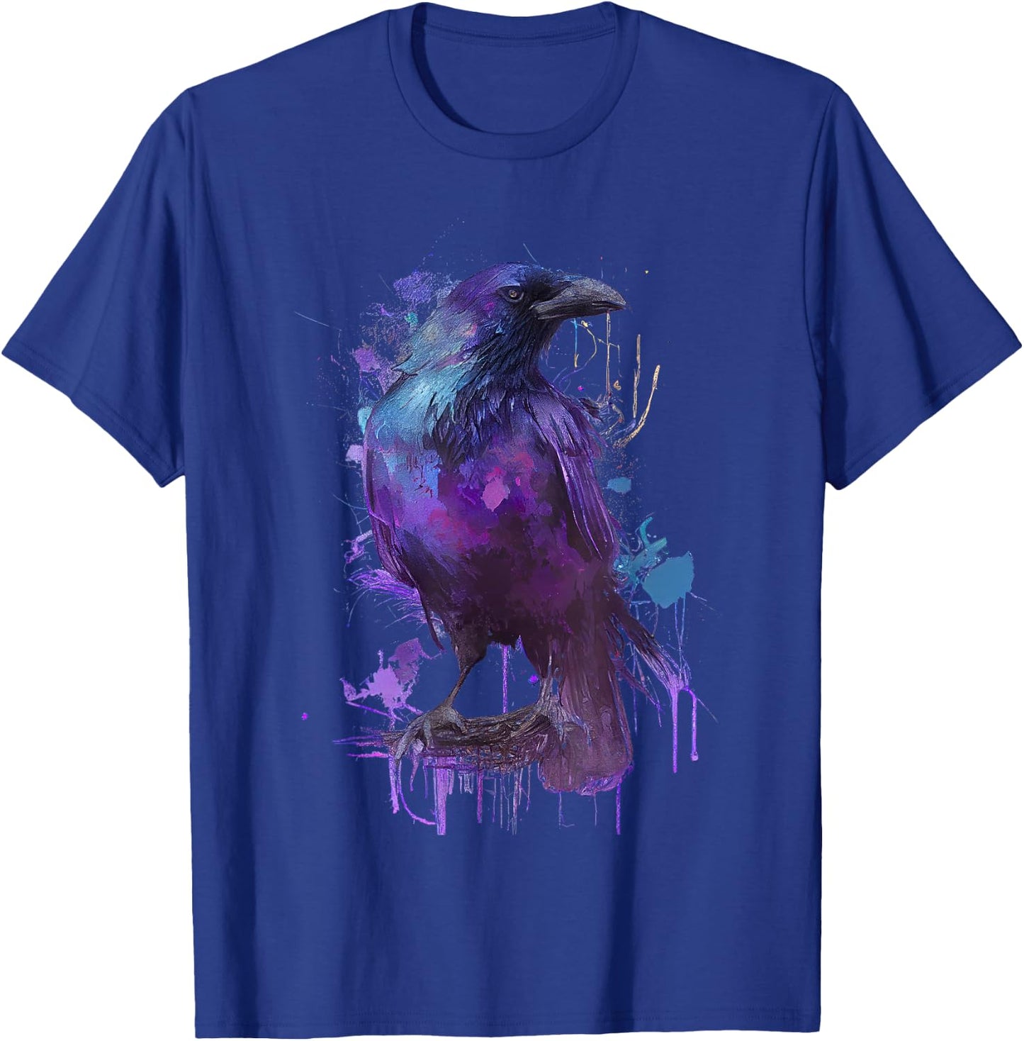 Raven colorful design T-Shirt - T-Shirt | Royal