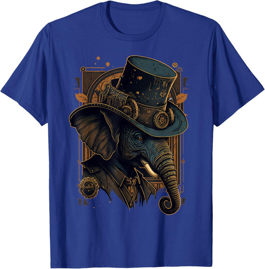 Steampunk Elephant T-Shirt - T-Shirt | Royal