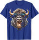 Western Buffalo sunglasses funny American Bison T-Shirt - T-Shirt | Royal