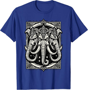 3 Headed Elephant of Lao Laos Pride T-Shirt - T-Shirt | Royal