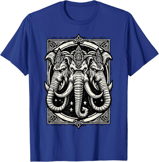 3 Headed Elephant of Lao Laos Pride T-Shirt - T-Shirt | Royal