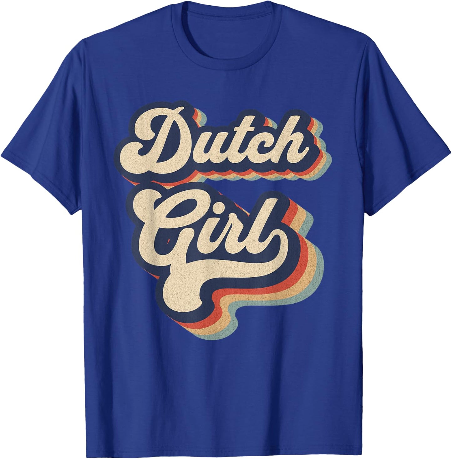 Dutch Girl Vintage Retro Netherlands Pride T-Shirt - T-Shirt | Royal