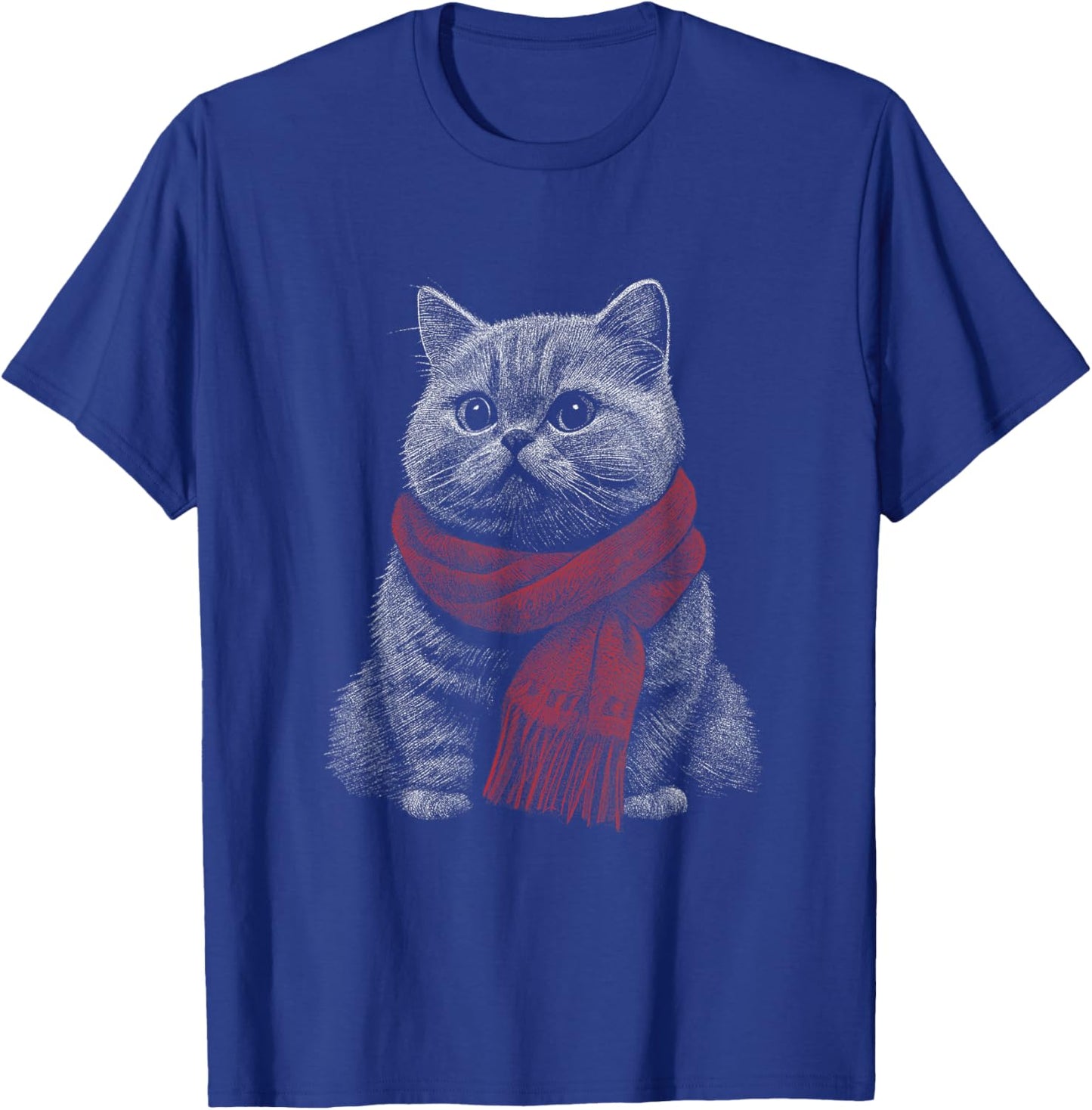 British Shorthair Cat Men Women Kids T-Shirt - T-Shirt | Royal