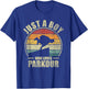Just A Boy Who Loves Parkour. Free Running Parkour T-Shirt - T-Shirt | Royal