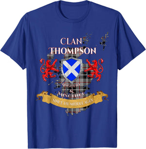 Thompson Scottish Family Clan Middle Ages Mischief T-Shirt - T-Shirt | Royal