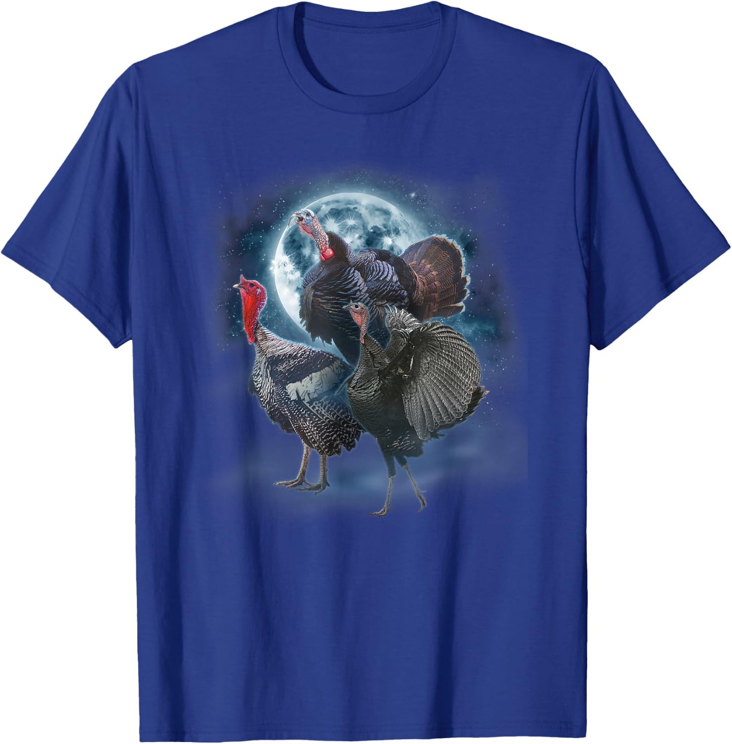 Howling at the Moon Shirt - Funny Turkey Shirts - Turkey T-Shirt - T-Shirt | Royal