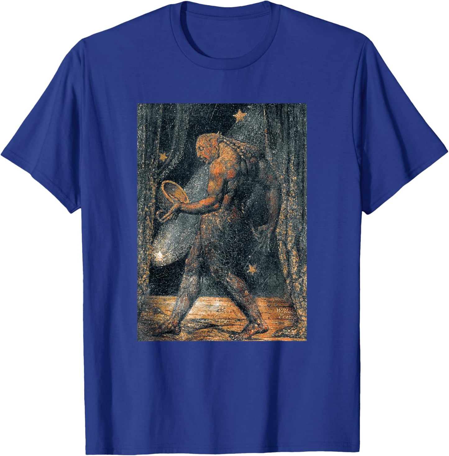 The Ghost of a Flea William Blake Romanticism Painting T-Shirt - T-Shirt | Royal