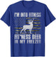 I'm Into Fitness Fit'ness Deer In My Freezer Hunting Hunter T-Shirt - T-Shirt | Royal