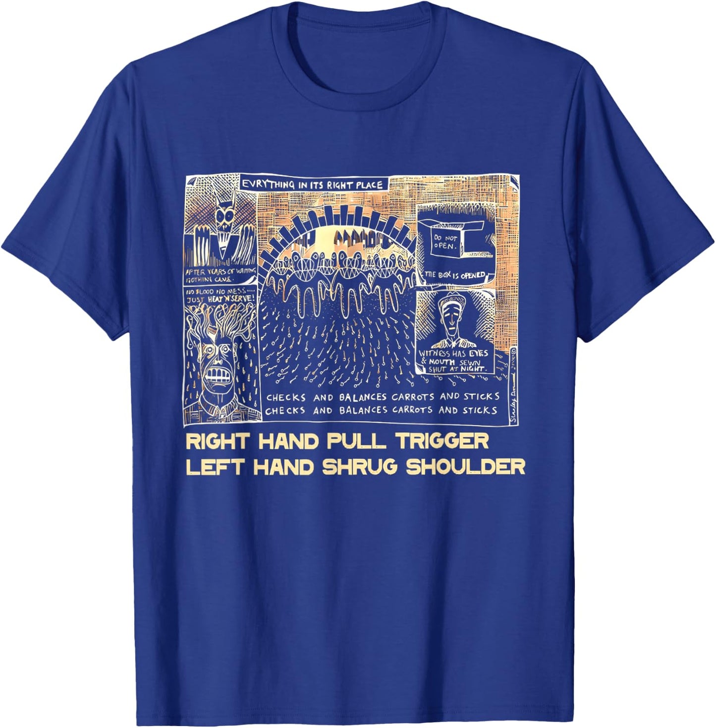 Vintage Retro Radio Music 80s 90s Classic Radiomusic 70s T-Shirt - T-Shirt | Royal
