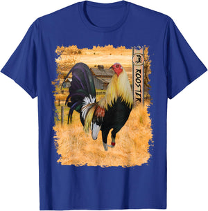 Vintage Rooster Cockfighting Soy Gallero T-Shirt - T-Shirt | Royal
