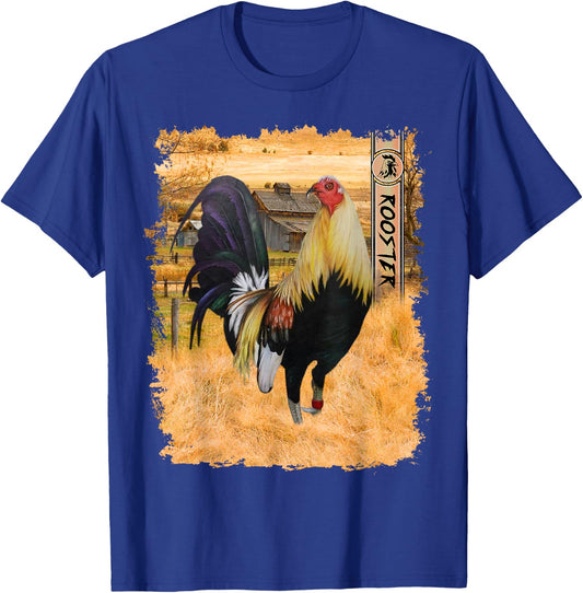 Vintage Rooster Cockfighting Soy Gallero T-Shirt - T-Shirt | Royal