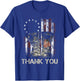 American Flag US Veteran Combat Boots Thank You Veterans T-Shirt - T-Shirt | Royal