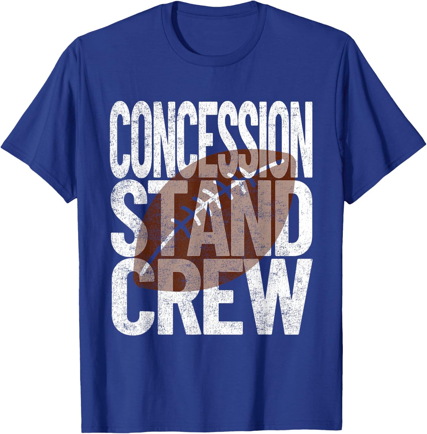 Concession Stand Crew - Football Game Food T-Shirt - T-Shirt | Royal