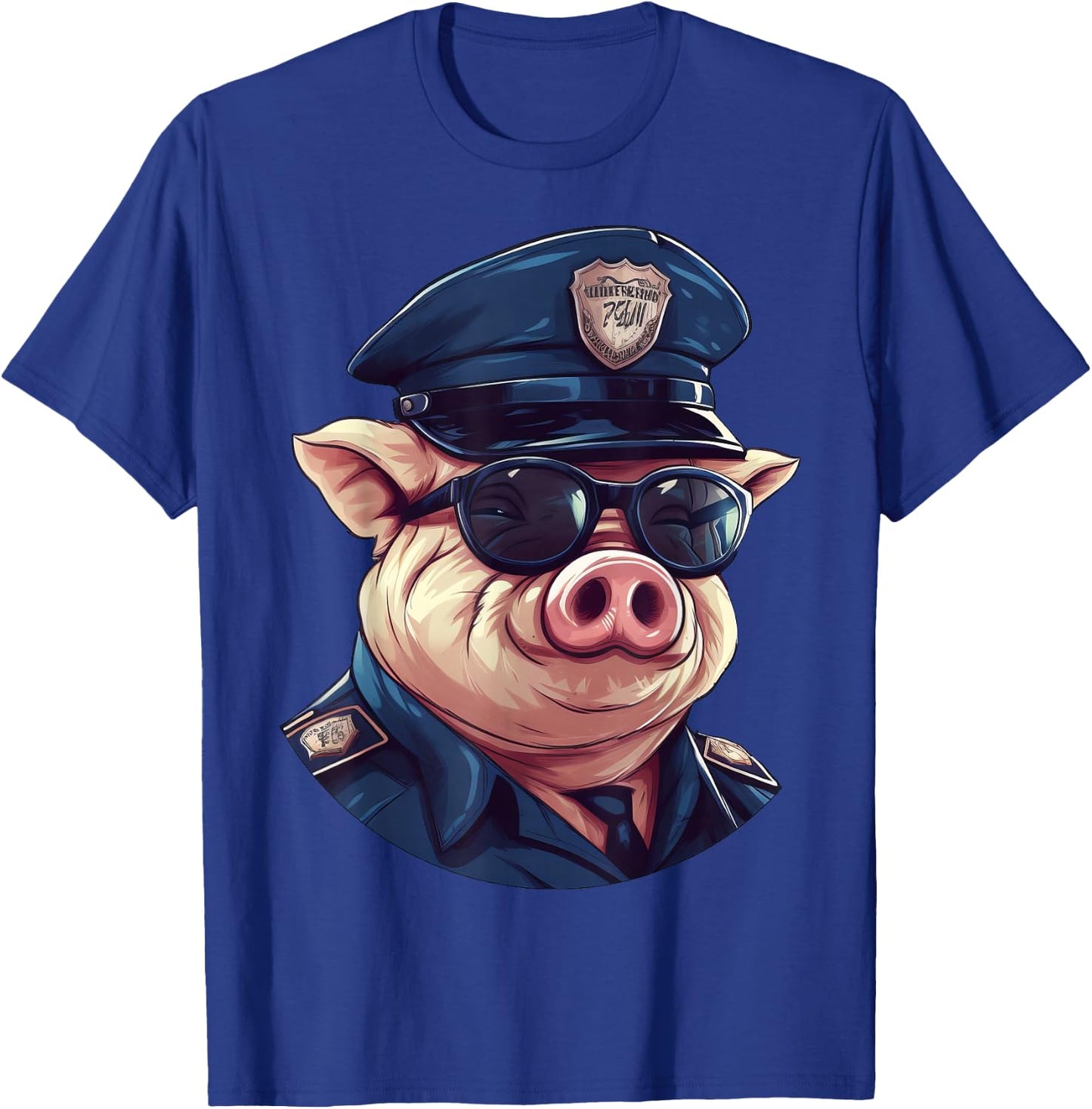 Piggy Fans -Kids Animal Theme , Black, Small T-Shirt - T-Shirt | Royal