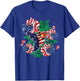 Hummingbird and Rose American Flag Patriotic 4th Of July Men T-Shirt - T-Shirt | Royal
