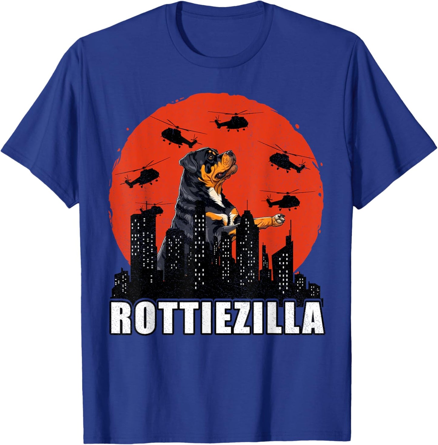 Rottweiler Rottie Dog Lovers Rottweiler Mom Funny Women Girls Kids T-Shirt - T-Shirt | Royal